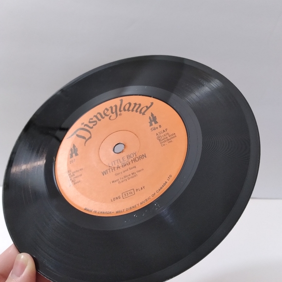 Vintage A Little Golden Book&Record (x2)"Chicken Little&Little Boy w/a Big Horn" - Picture 5 of 5